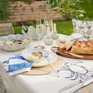 Postcards from Italy table
