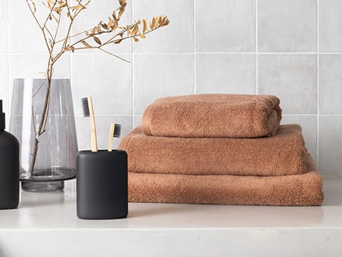 Wrapped in *ultra-soft* cotton towels