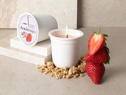 Strawberry & muesli scented delight 