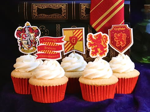 Harry Potter Houses Cake Toppers