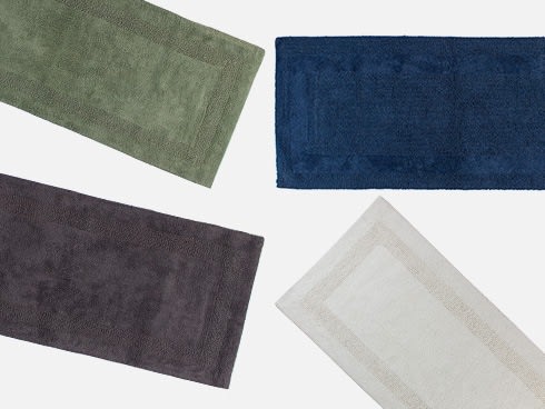 Thread Office Reversible Longer Length Bath Mat