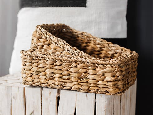 Thread Office Seagrass Rectangular Basket