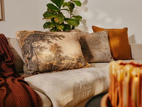 Feather-filled scatters for every lounging mood 🥰