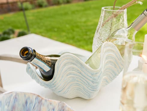 A shell of a way to display your wine 