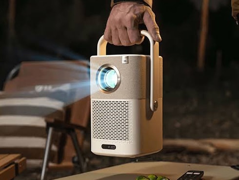 Yaber T2 Plus HD Portable Projector with Google TV Dongle