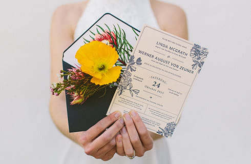 "Blue Floral" by White Kite Studio