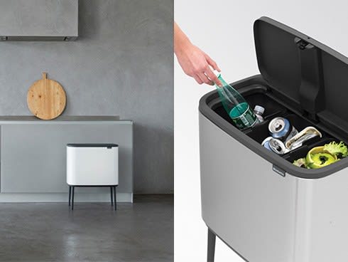Designer bins by Brabantia