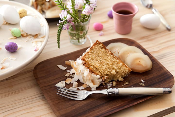 Easter cake slice