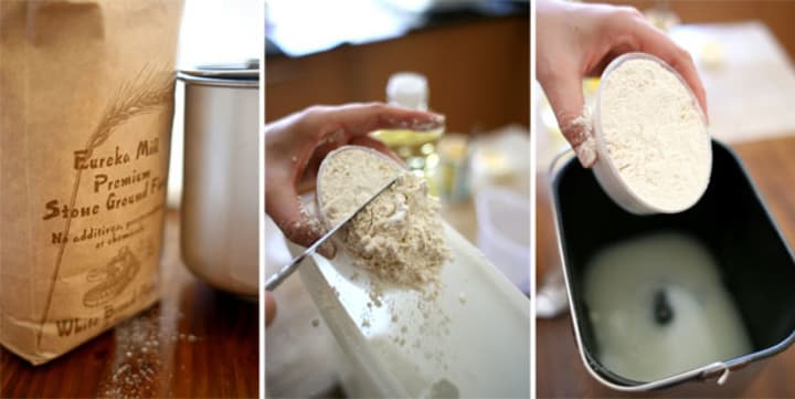 Flour preparation for bread making
