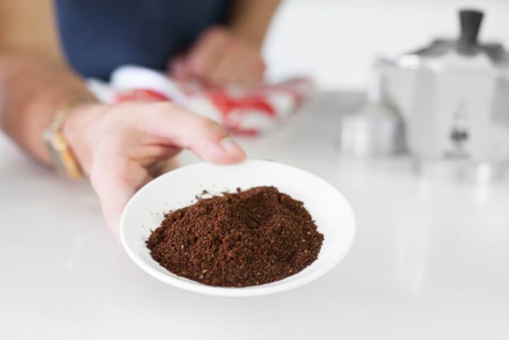 Coffee grinds