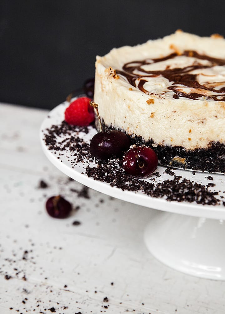 Oreo and Nutella cheesecake