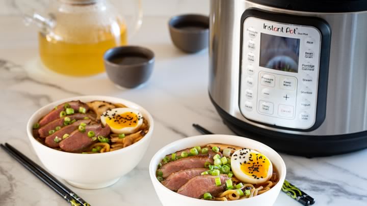 Sous Vide Duck Ramen made in the Instant Pot Duo Plus