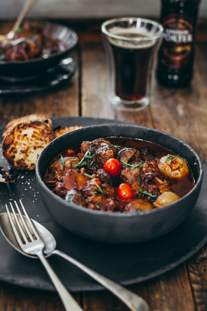 Porter oxtail potjie with braaied spuds Yuppiechef Magazine