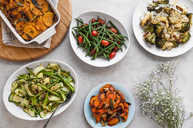 3 easy vegetable sides to serve with Christmas mains