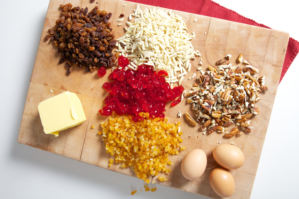 Ingredients for Christmas cake