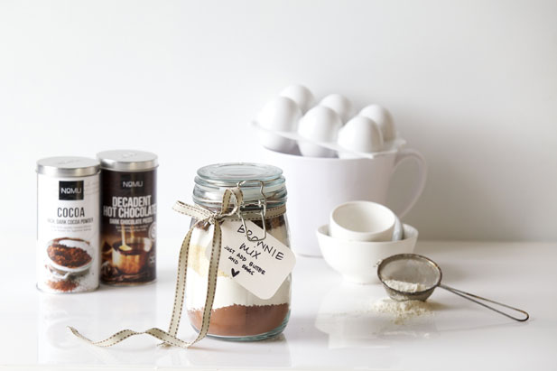 Brownie mix in a jar