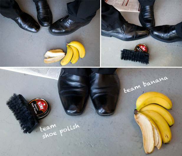 banana shoe polish