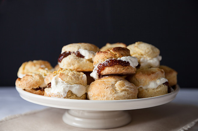 Scones-on-cake-stand