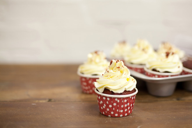 Recipe for red velvet cupcakes