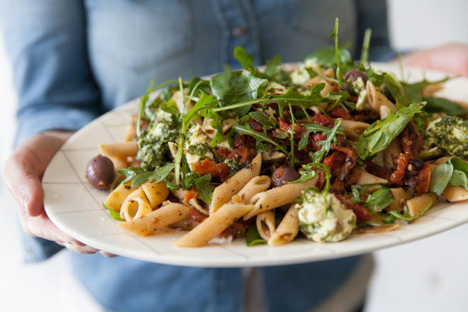 Mediterranean Cook Me pasta salad