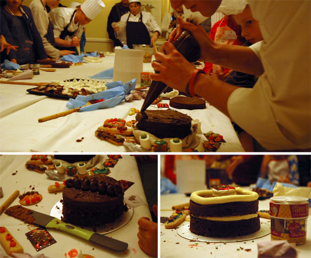 Minichefs at the Mount Nelson Hotel the best chocolate cake