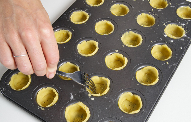 pierce pastry crust with a fork before baking