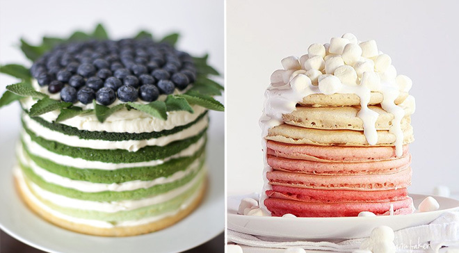 Ombre-cakes