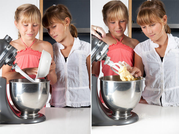 Baking easter cookies