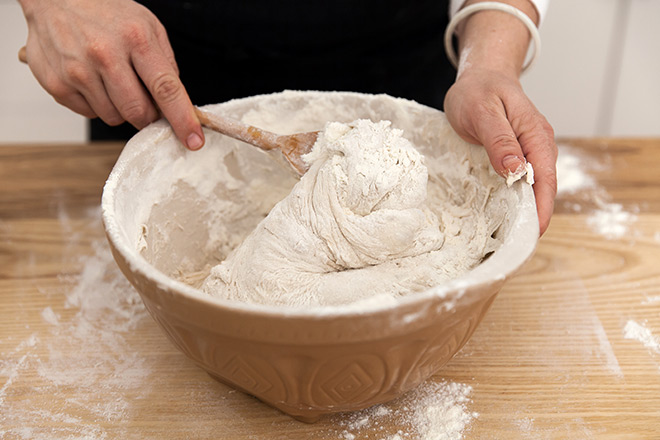 Making-pizza-dough