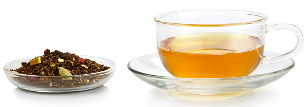 Tisane tea and tea leaves