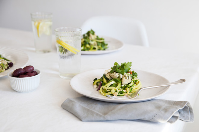 Make a zucchini salad with the Gefu Spirelli