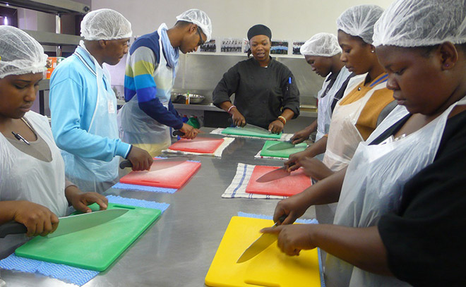 We went to visit Infinity Culinary Training