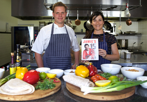 The test: Chef Stef and Louise make Jamie's 15 minute meals