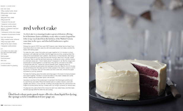Red velvet cake from Annie Bell's Baking Bible
