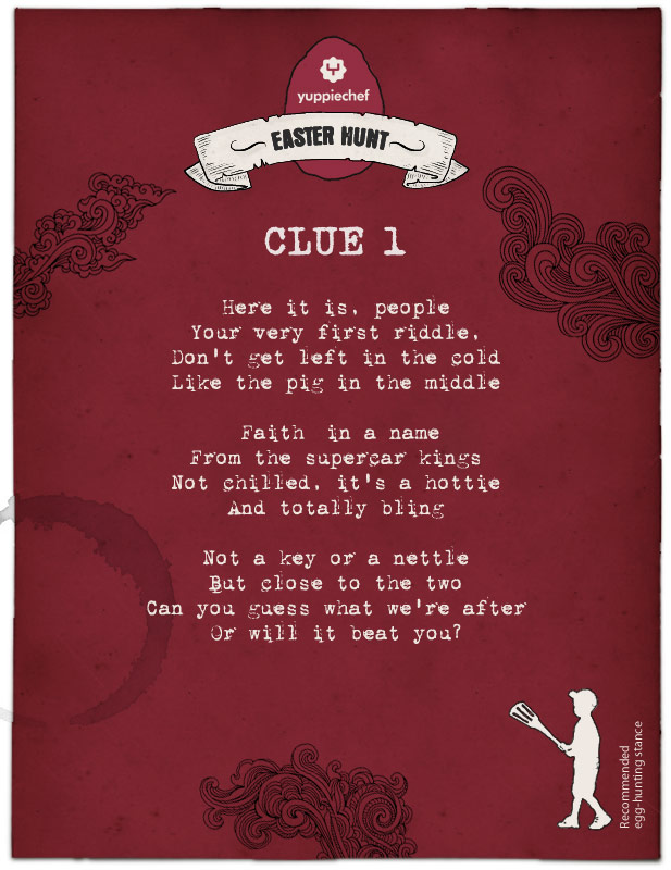 Easter riddle hunt 2011: #1 - Yuppiechef Magazine