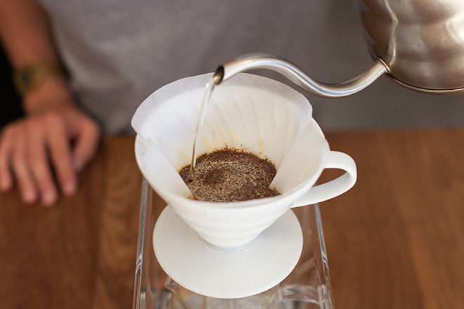 pour over coffee