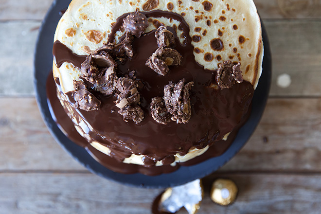 Make A Nutella Pancake Cake