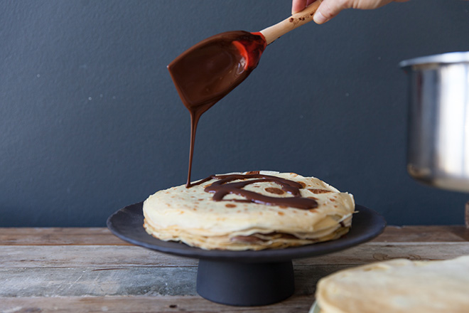 Make A Nutella Pancake Cake