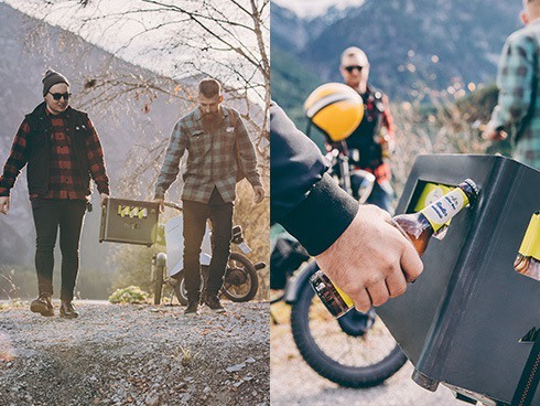 Beer Box Fire Basket