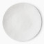 Mervyn Gers Glazed Stoneware Dinner Plates top view - Alabaster
