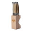 Laguiole by Andre Verdier Steak Knife Set with Stand, 6-Piece - Desert