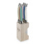 Laguiole by Andre Verdier Steak Knife Set with Stand, 6-Piece - Pale