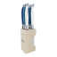 Laguiole by Andre Verdier Steak Knife Set with Stand, 6-Piece - Ocean