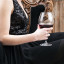 Crane Crystal Bistro Burgundy Glasses, Set of 6 - 650ml with wine
