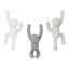 Umbra Buddy Moulded Wall Hooks, Set of 3 - Grey Multi