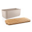 Eva Solo Bread Bin - Sand with lid open