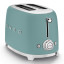 Smeg Retro 2-Slice Toaster, 950W - Matte Emerald Green