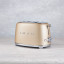 Smeg Retro 2 Slice Toaster - Matt Champagne lifestyle angle