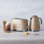 Smeg Retro 2 Slice Toaster - Matt Champagne lifestyle set