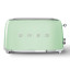 Smeg Retro 1500W 4 Slice Toaster, Pastel Green